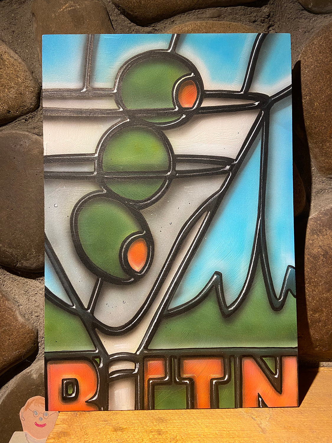 Martini Painting - 12x18