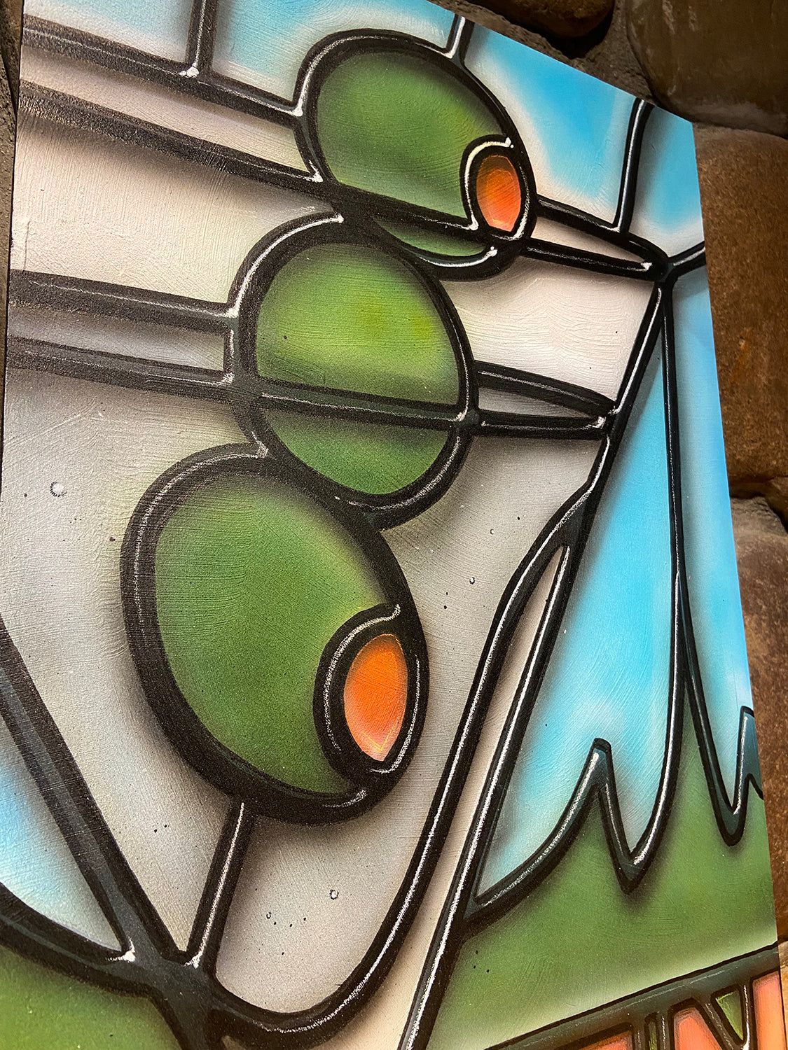 Martini Painting - 12x18